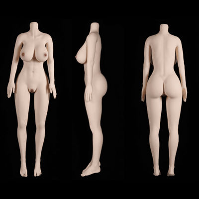 kaufen Schlanke Puppe Körper Torso Mit 158cm Höhe Anpassungsfähige TPE/Silicone Weibliche Sexpuppe Vollkörper Mit Großer Hintern Schöne weiche Haut Online-Herstellung