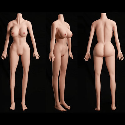 Anpassbarer Sexpuppenkopf TPE/Silikon weiblicher Körper mit großem Hintern großer Brüste-MARCY