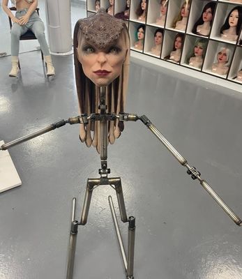 Sex Puppe Spielzeug Alien Kopf Für Cosplay Majic Stil Kopf Mit Weicher Haut Saxy Puppe